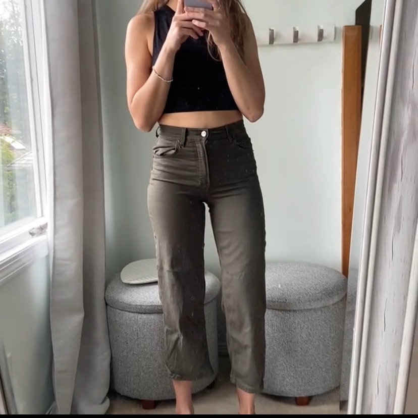 Reformation Stretch Flood Jean In Army